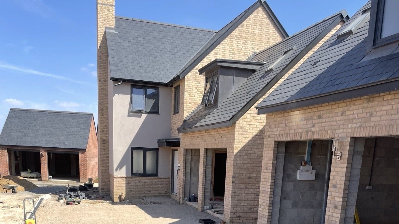 New-build houses on an Ashway Group residential development